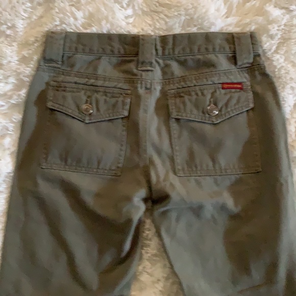 Roxy Khaki wide leg with slit on side pants - Picture 7 of 8